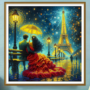 "Lovers in Paris" Bead embroidery kit