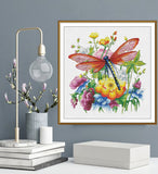 colored dragonfly Cross Stitch Kit Nova Sloboda