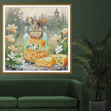 "Mouse Cheese" Cross Stitch Kit Nova Sloboda