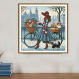 "London Lady" Cross Stitch Kit Nova Sloboda