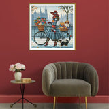 "London Lady" Cross Stitch Kit Nova Sloboda