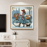 "London Lady" Cross Stitch Kit Nova Sloboda