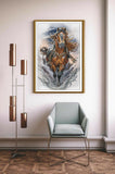 "Thoroughbred Brown Horse"Cross Stitch Kit Nova Sloboda