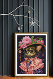 "Chihuahua in a hat" Cross Stitch Kit Nova Sloboda