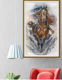 "Thoroughbred Brown Horse"Cross Stitch Kit Nova Sloboda