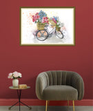 "Bicycle flower"Cross Stitch Kit Nova Sloboda