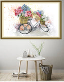 "Bicycle flower"Cross Stitch Kit Nova Sloboda