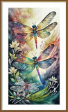 Embroidery Kit Bead dragonflies Beading stitching