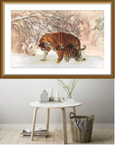 "Pair Tigers" Cross Stitch Kit Nova Sloboda