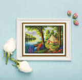 "Nature tent"Cross Stitch Kit Nova Sloboda