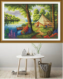 "Nature tent"Cross Stitch Kit Nova Sloboda