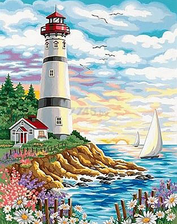 Bead Embroidery Kit lighthouse