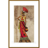 "African beauty Woman "Cross Stitch Kit Nova Sloboda