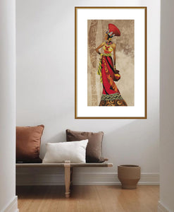 "African beauty Woman "Cross Stitch Kit Nova Sloboda