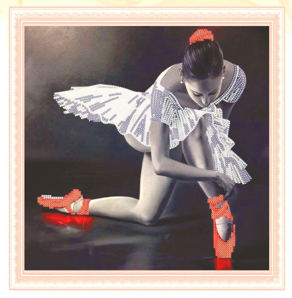 Bead Embroidery Kit ballerina