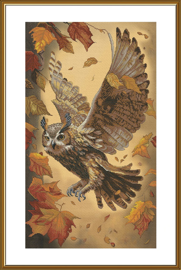 Counted Cross Stitch Kit OWL
