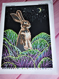 BUNNY IN CABBAGE Bead embroidery kit