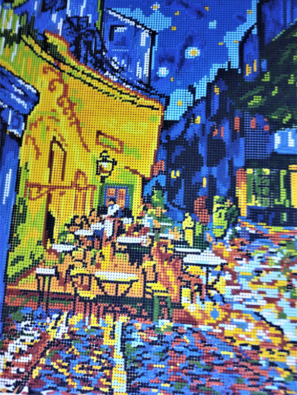 Night cafe in arles Van Gogh Bead embroidery kit