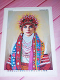 Ukrainian girl Bead embroidery kit