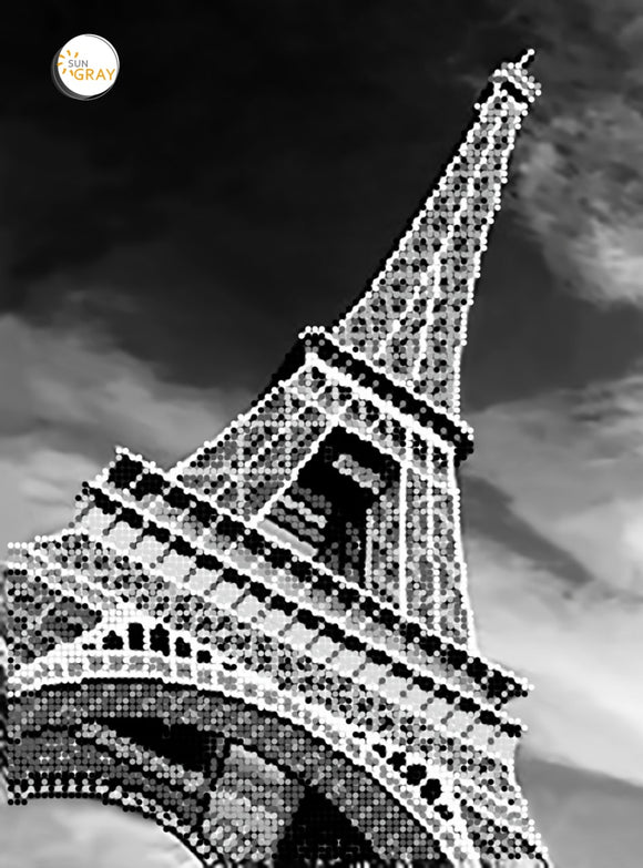 Bead Embroidery Kit the Eiffel Tower