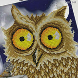 Bead Embroidery kit owl and coffee