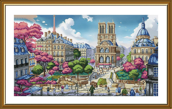 Cross Stitch Kit Devotion Notre Dame de Paris