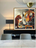 "Two tigers" Cross Stitch Kit Nova Sloboda