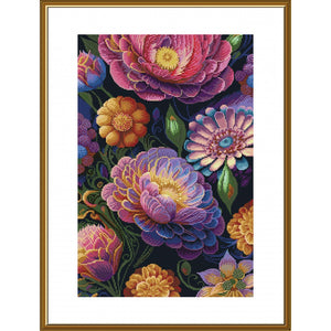 Floral variety Cross Stitch Kit Nova Sloboda