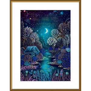 Bead Embroidery DIY Kit Needlepoint Beading "Starry night" Nova Sloboda