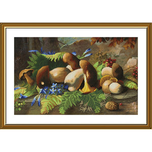 Mushrooms Cross Stitch Kit Nova Sloboda