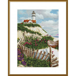 blooming lighthouse Cross Stitch Kit Nova Sloboda