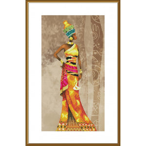 African princess Cross Stitch Kit Nova Sloboda