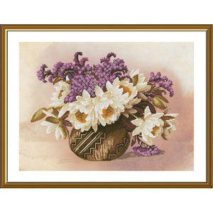 A bouquet for you Cross Stitch Kit Nova Sloboda