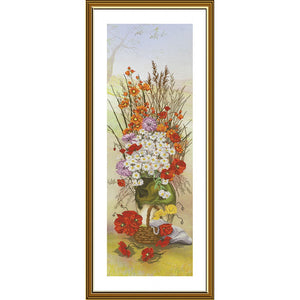 SUMMER FLOWERS Cross Stitch Kit Nova Sloboda