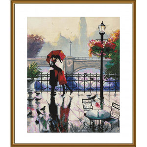 Cross Stitch Kit couple in love Nova Sloboda