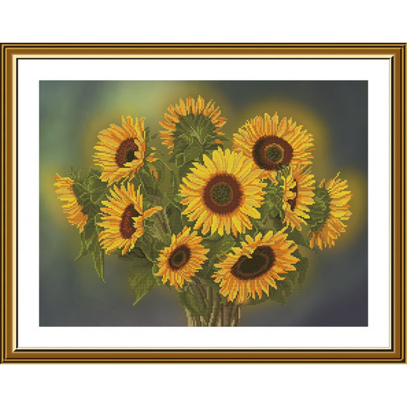 Cross Stitch Kit SUNFLOWERS Nova Sloboda