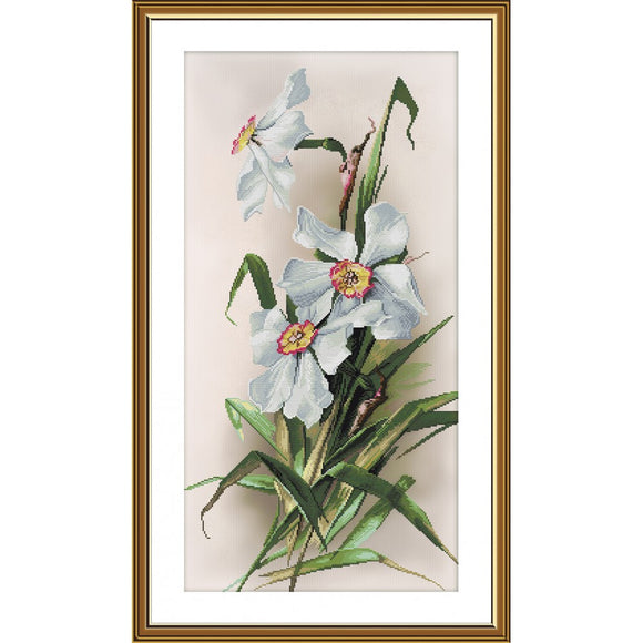 Cross Stitch Kit daffodils Nova Sloboda