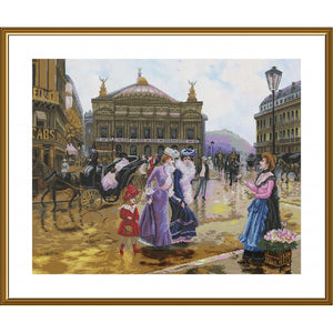 Cross Stitch Kit Opera Garnier. Paris Nova Sloboda