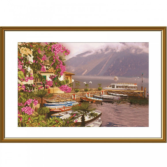 Cross Stitch Kit Lake Garda Nova Sloboda