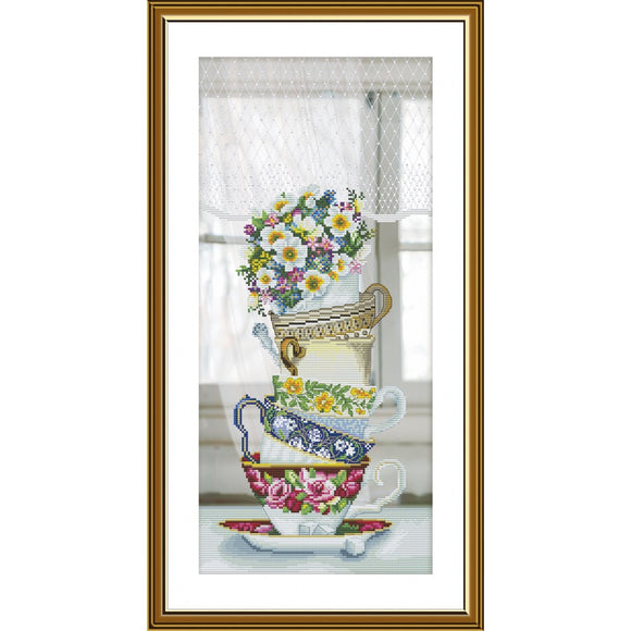 Cross Stitch Kit Tea time Nova Sloboda