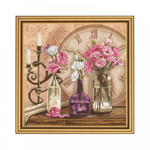 Cross Stitch Kit Flower time Nova Sloboda