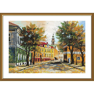 Cross Stitch Kit Golden City Nova Sloboda