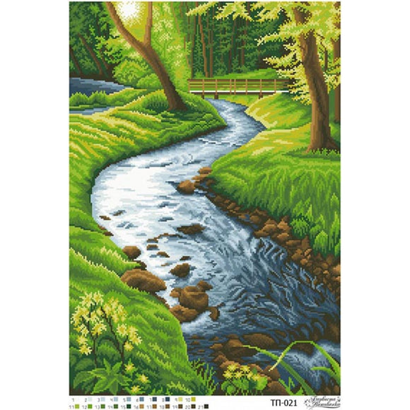 Bead Embroidery Kit magical stream