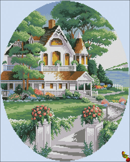 DIY Bead Embroidery kit Victorian estate