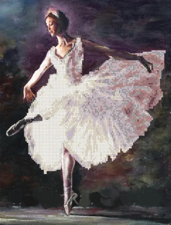 DIY Bead Embroidery Kit ballerina dance ballet