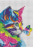 Bead kit colored cat DIY Bead Embroidery Kit