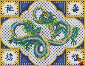 Bead Embroidery kit Chinese dragon