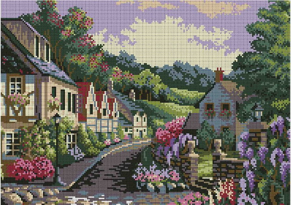 Bead Embroidery Kit spring in the suburbs