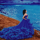 Bead Embroidery Kit Girl at sea bead picture - Marlena.shop