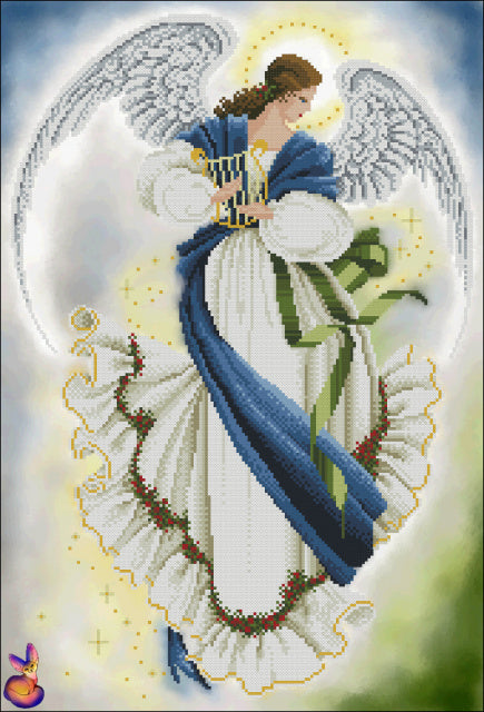 Bead Embroidery Kit Angel - a messenger of hope